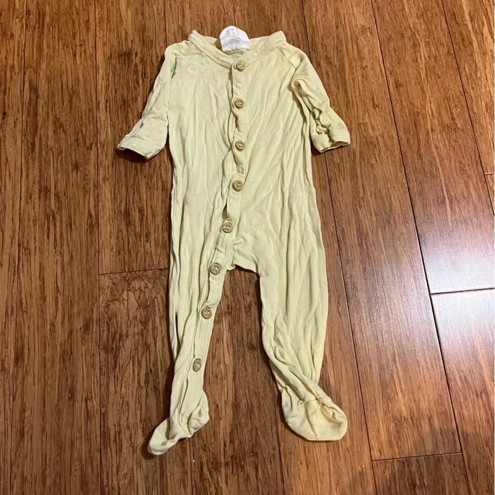 Kate Quinn Light Yellow Kids One Piece Bodysuit - Picture 1 of 4